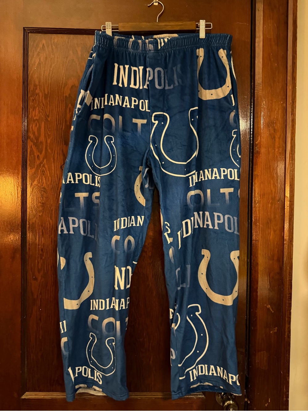 Indianapolis Colts Men’s Blue Team Logo Lounge Pants